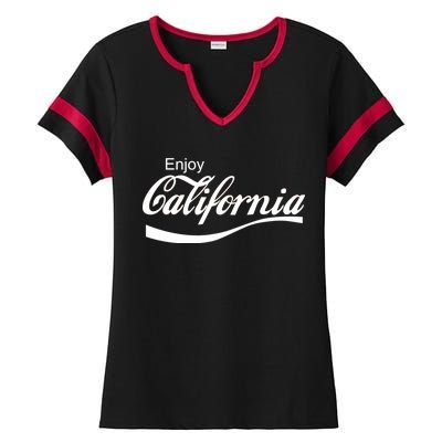 Enjoy California Ladies Halftime Notch Neck Tee