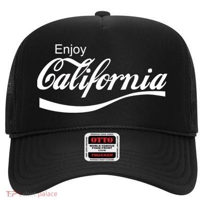 Enjoy California High Crown Mesh Back Trucker Hat