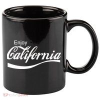 Enjoy California 11oz C Handle Ceramic Mug