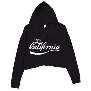 Enjoy California Crop Fleece Hoodie