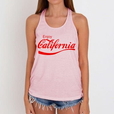 Enjoy California Women's Knotted Racerback Tank