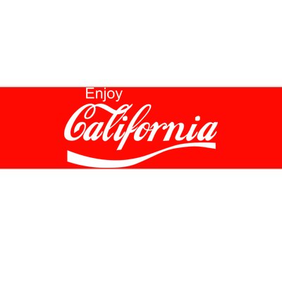 Enjoy California Bumper Sticker