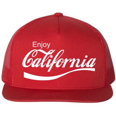 Enjoy California Flat Bill Trucker Hat