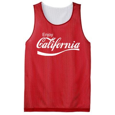 Enjoy California Mesh Reversible Basketball Jersey Tank