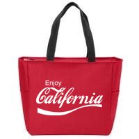 Enjoy California Zip Tote Bag