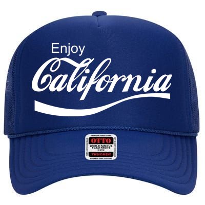 Enjoy California High Crown Mesh Back Trucker Hat