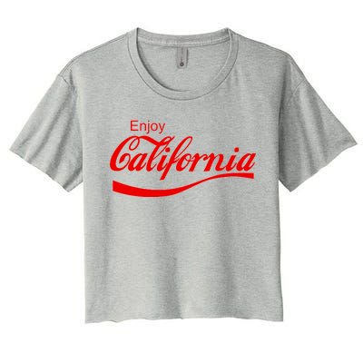 Enjoy California Women's Crop Top Tee