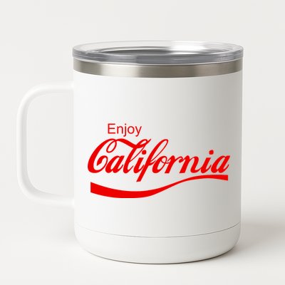 Enjoy California 12 oz Stainless Steel Tumbler Cup