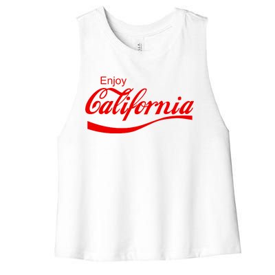 Enjoy California Women's Racerback Cropped Tank