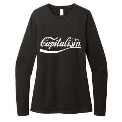 Enjoy Capitalism Womens CVC Long Sleeve Shirt