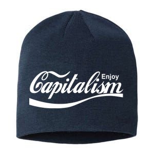 Enjoy Capitalism Sustainable Beanie