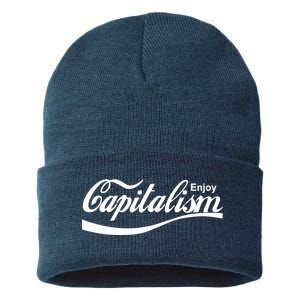 Enjoy Capitalism Sustainable Knit Beanie