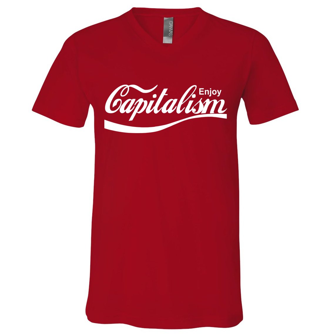 Enjoy Capitalism V-Neck T-Shirt