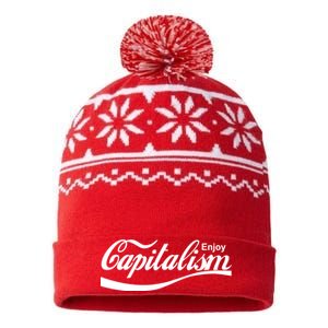 Enjoy Capitalism USA-Made Snowflake Beanie