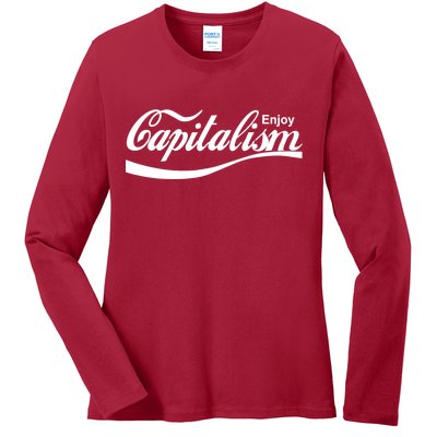 Enjoy Capitalism Ladies Long Sleeve Shirt