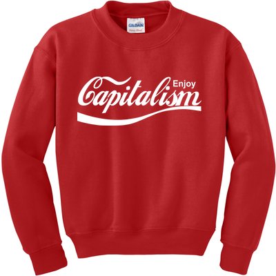Enjoy Capitalism Kids Sweatshirt