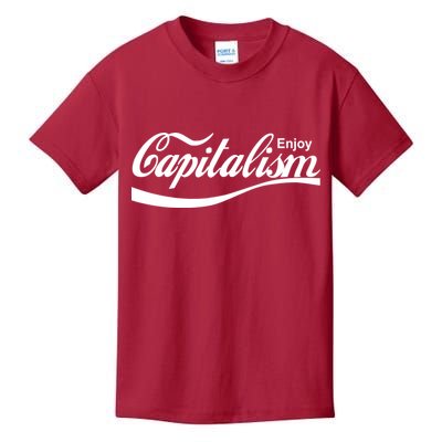 Enjoy Capitalism Kids T-Shirt