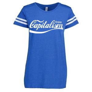 Enjoy Capitalism Enza Ladies Jersey Football T-Shirt