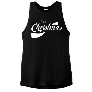 Enjoy Christmas Ladies PosiCharge Tri-Blend Wicking Tank