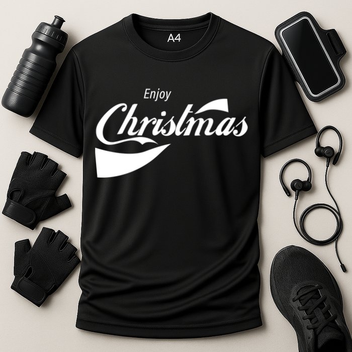 Enjoy Christmas Cooling Performance Crew T-Shirt