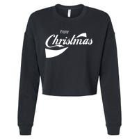 Enjoy Christmas Cropped Pullover Crew