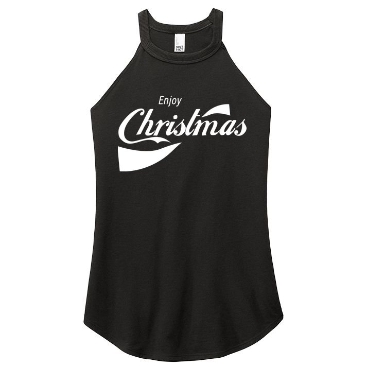 Enjoy Christmas Women's Perfect Tri Rocker Tank