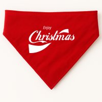 Enjoy Christmas USA-Made Doggie Bandana