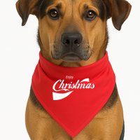 Enjoy Christmas USA-Made Doggie Bandana