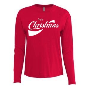 Enjoy Christmas Womens Cotton Relaxed Long Sleeve T-Shirt