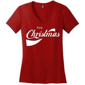 Enjoy Christmas Women's V-Neck T-Shirt