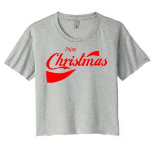 Enjoy Christmas Women's Crop Top Tee