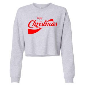 Enjoy Christmas Cropped Pullover Crew