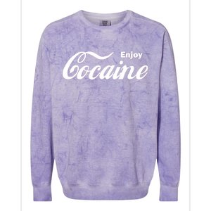 Enjoy Cocaine Colorblast Crewneck Sweatshirt