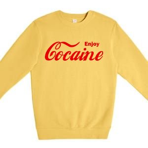 Enjoy Cocaine Premium Crewneck Sweatshirt