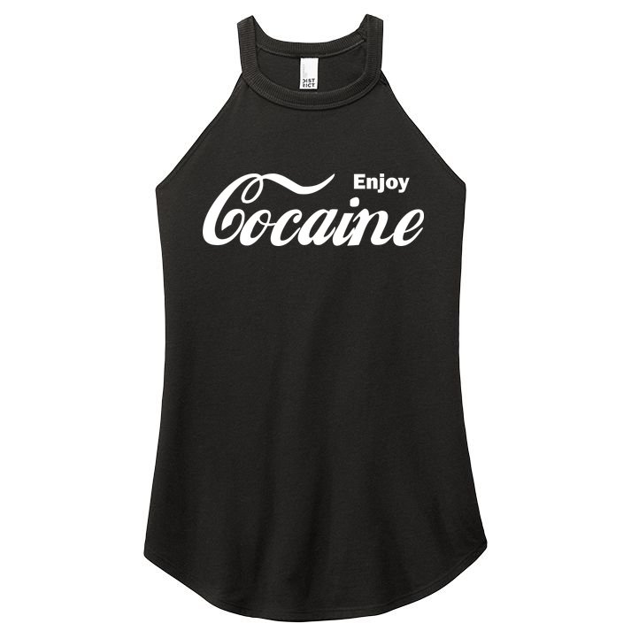Enjoy Cocaine Women's Perfect Tri Rocker Tank