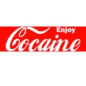 Enjoy Cocaine Bumper Sticker