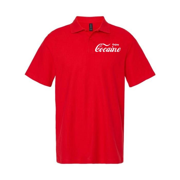 Enjoy Cocaine Softstyle Adult Sport Polo