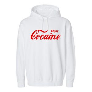 Enjoy Cocaine Garment-Dyed Fleece Hoodie