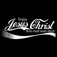 Enjoy Jesus Christ Thou Shalt Never Thirst Sustainable Bucket Hat