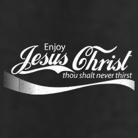 Enjoy Jesus Christ Thou Shalt Never Thirst Adult Drive Performance Visor
