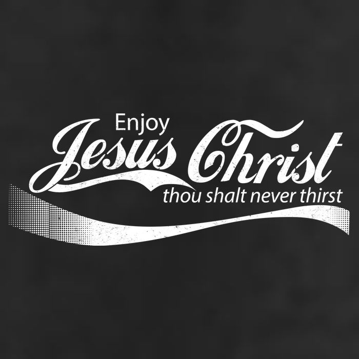 Enjoy Jesus Christ Thou Shalt Never Thirst Adult Drive Performance Visor
