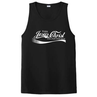 Enjoy Jesus Christ Thou Shalt Never Thirst PosiCharge Competitor Tank