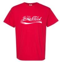 Enjoy Jesus Christ Thou Shalt Never Thirst Garment-Dyed Heavyweight T-Shirt