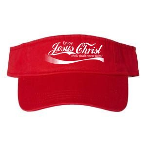 Enjoy Jesus Christ Thou Shalt Never Thirst Valucap Bio-Washed Visor