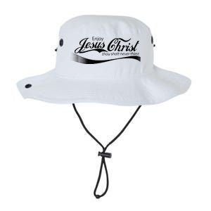 Enjoy Jesus Christ Thou Shalt Never Thirst Legacy Cool Fit Booney Bucket Hat