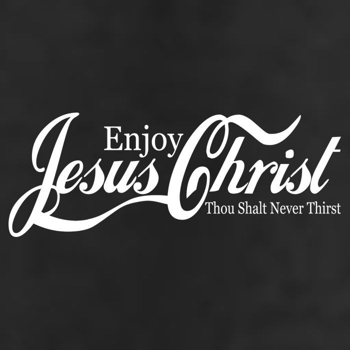 Enjoy Jesus Christ Thou Shalt Never Thirst Funny 11oz C Handle Ceramic Mug