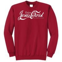 Enjoy Jesus Christ Thou Shalt Never Thirst Funny Tall Sweatshirt