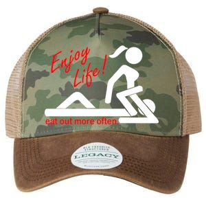 Enjoy Life Eat Out More Often Legacy Tie Dye Trucker Hat