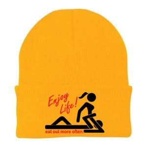 Enjoy Life Eat Out More Often Knit Cap Winter Beanie