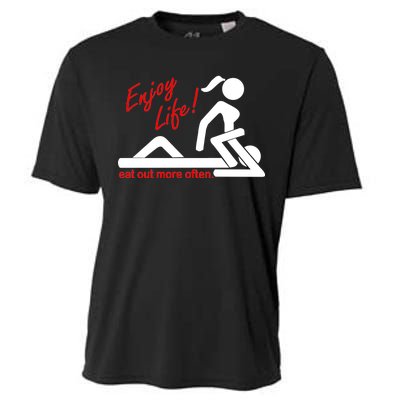 Enjoy Life Eat Out More Often Cooling Performance Crew T-Shirt